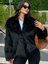 D 28892 Fox Fur Collar Coat ����ëƤ������ �羳��óŷ������
