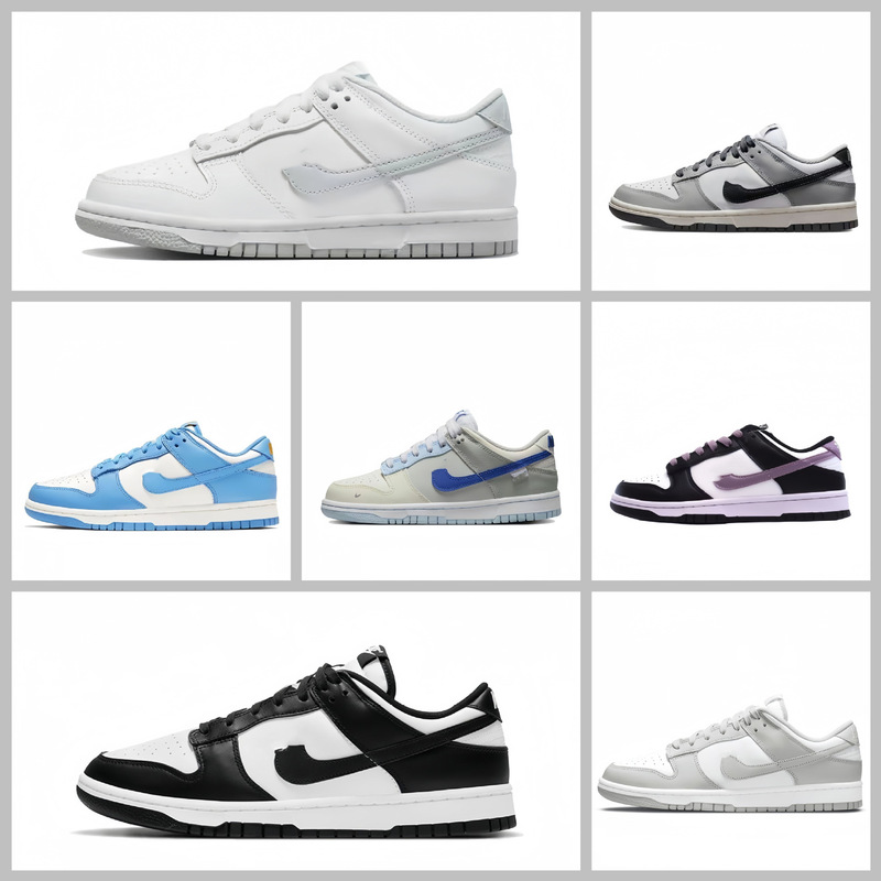 Putian Shoes Aj Men's Shoes Dunk Green Apple Sb Low-Top Sports Shoes Black and White Panda Women's Shoes Air Force One Sneakers