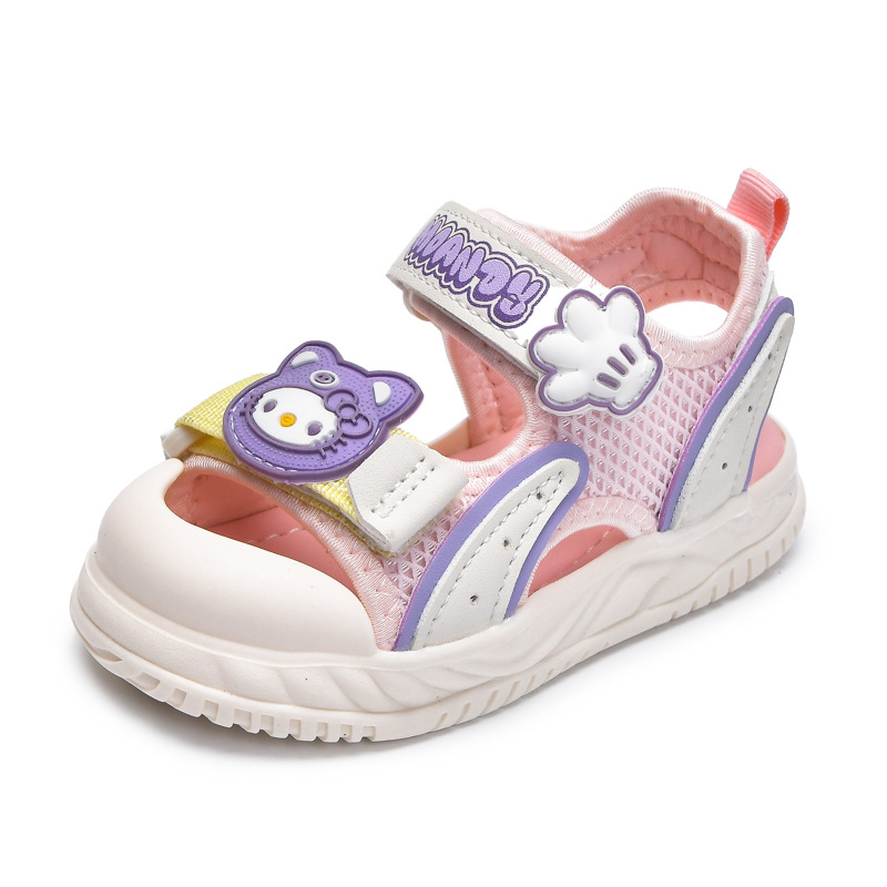Dibujos animados para niños sandalias para bebés lindos fondo suave 2025 verano niños y niñas zapatos de playa sandalias Baotou