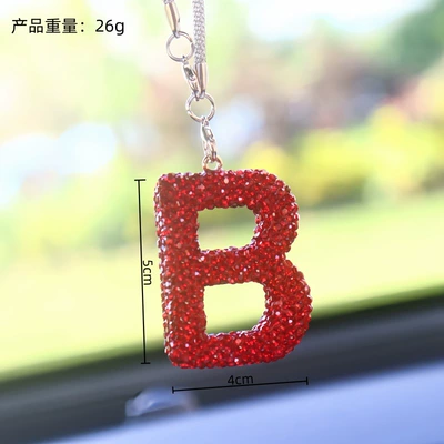 Car hanging – Love Bear Car Pendant Car - b-letter-car-pendant-big-red