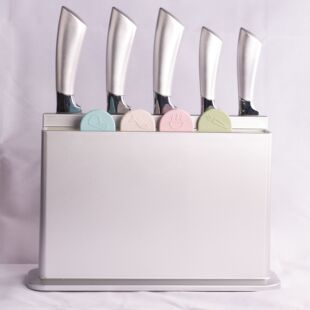 Kitchen storage tools kitchen knife six-piece set gloss paint series gift knife manufacturers wholesale