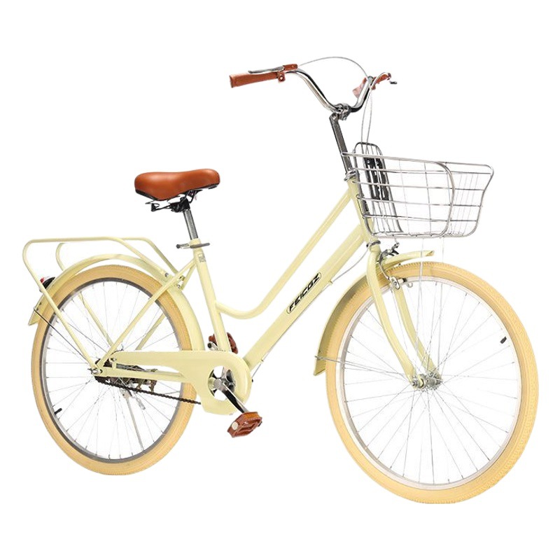 24インチの女性のレトロな自転車の大人の軽自動車の学生の変速の代行車の子供の淑女の通勤の自転車