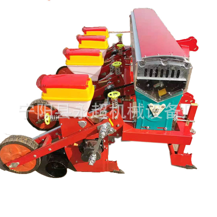 云南多行可定制种肥同施悬浮腿播种一体机四轮车带玉米大豆免耕机