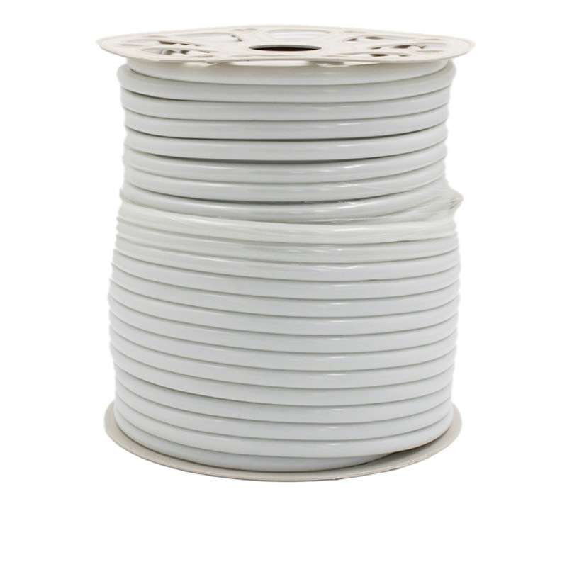 Tira de luz LED de neón flexible de alto voltaje con emisión de luz circular de 360 grados, tira de luz impermeable para letreros, alto brillo