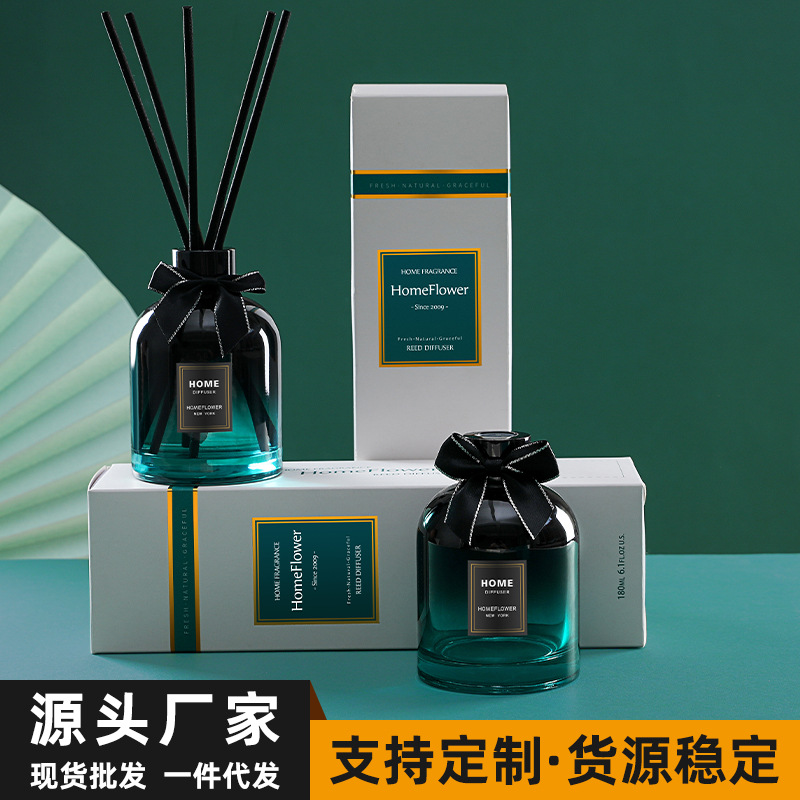 無火香薰擺件臥室內酒店藤條香薰空氣清新劑家用除臭無火香薰禮盒