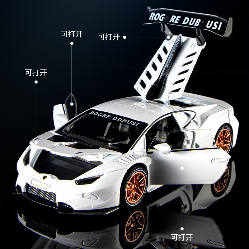 Chome modelo de coche de aleación 1 a 32 coche de policía SUV coche de acrílico giratoria caja de presentación modelo decoración supermercado regalo