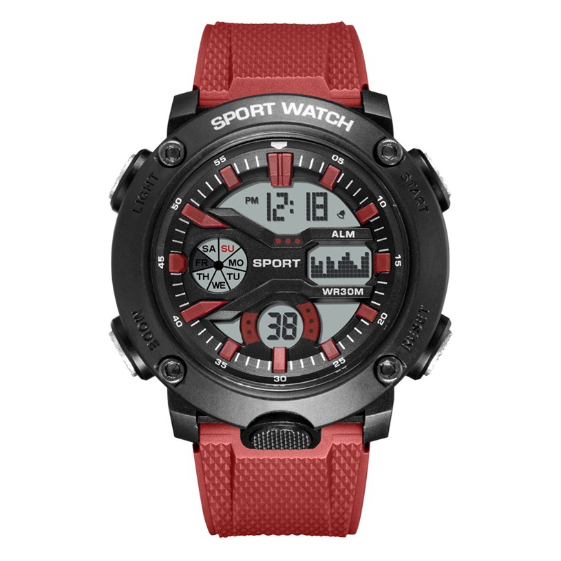 Nuevo reloj de los hombres deportes LED reloj electrónico hombre y mujer estudiante pareja luminosa simple reloj despertador reloj impermeable