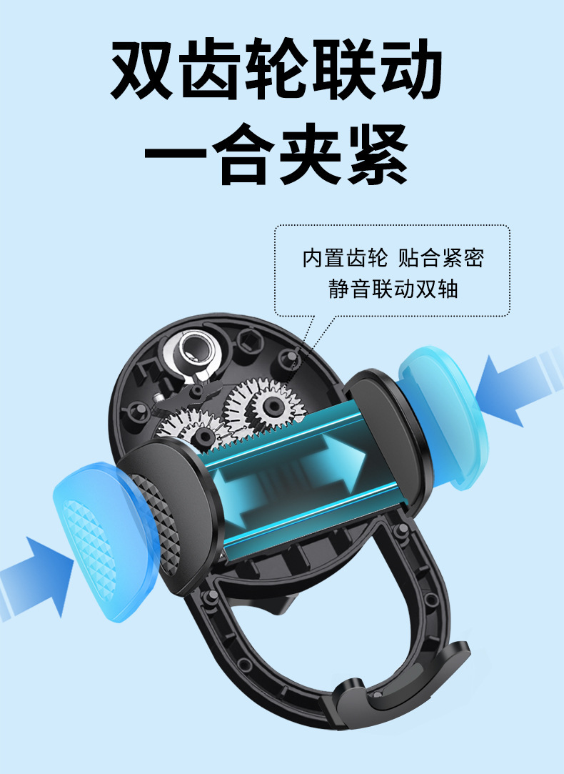 Cross-border car phone holder car suction cup telescopic bracket center console table table air conditioning Port mobile phone navigation bracket