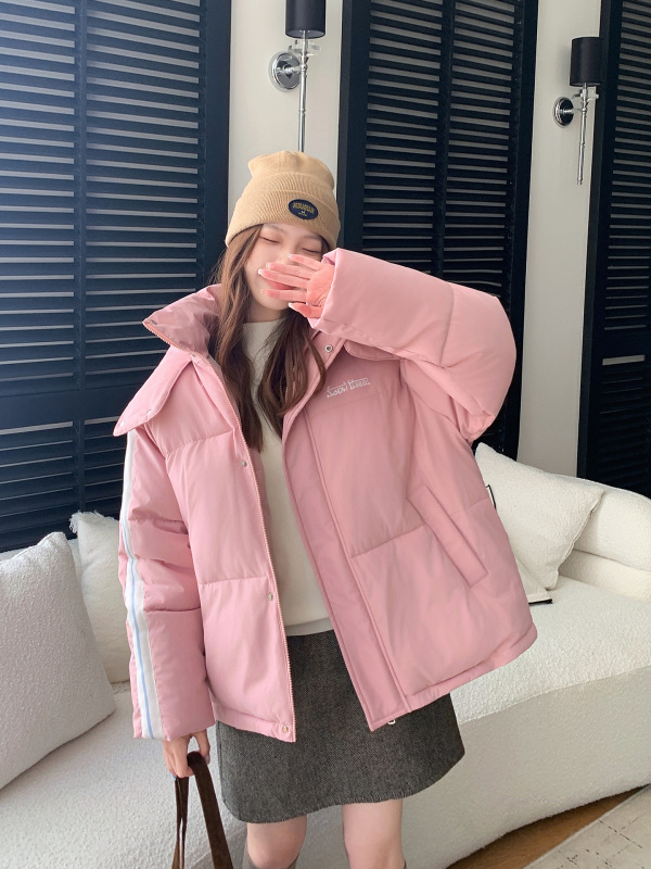 羽绒棉服女短款宽松2025年新款面包服小个子加厚韩版棉衣棉袄外套|undefined