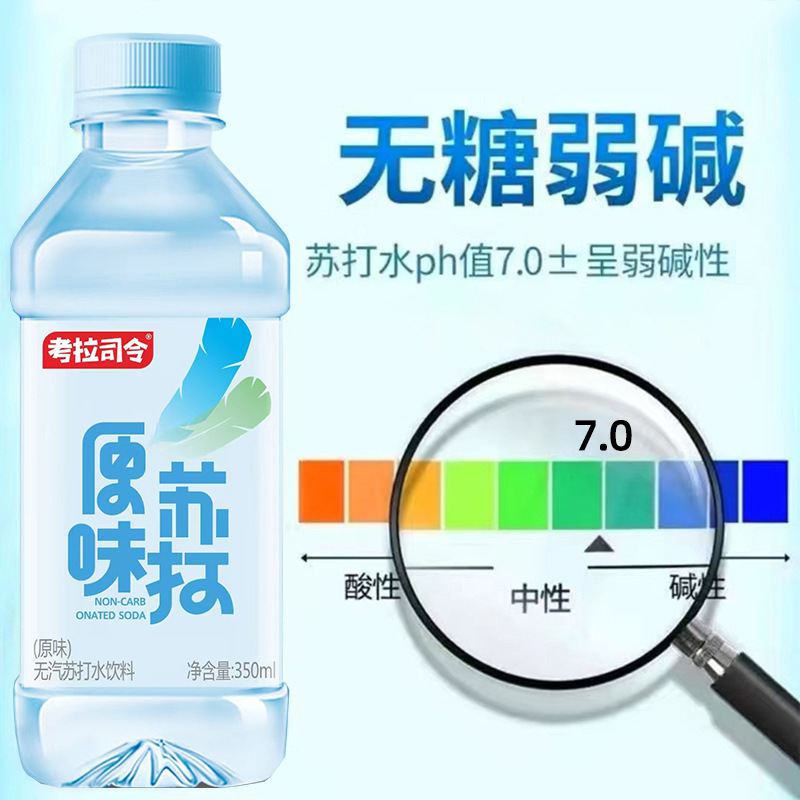 考拉司令苏打果味饮料弱碱性高颜值饮品苏打水350mL/24瓶一整箱|undefined