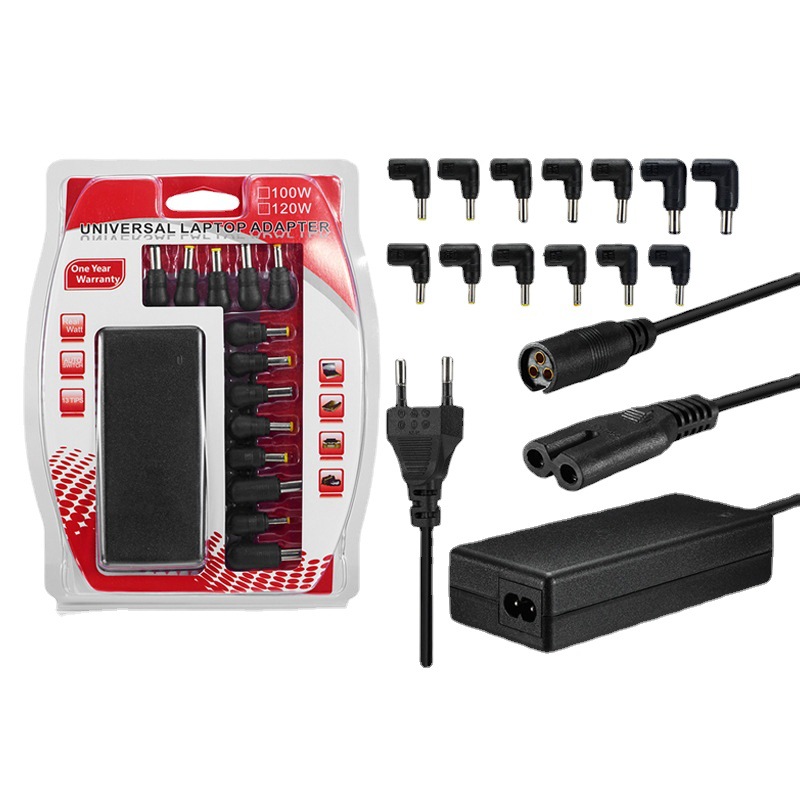 120W笔记本多功能电源充电器自带13种接口笔记本自动识别适配器