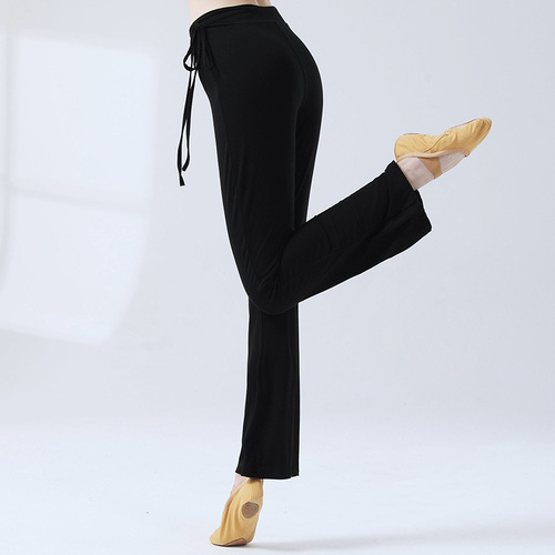 Dance practice pants, micro-flare pants, women's modern classical dance training, slimming body suit, yoga dance, square dance suit