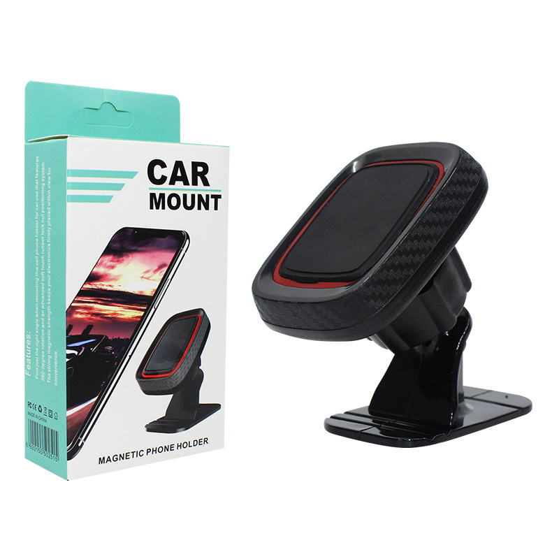 Windshield Air Vent Retractable Long Rod Magnetic Phone Holder Rectangular Magnetic Car Phone Holder