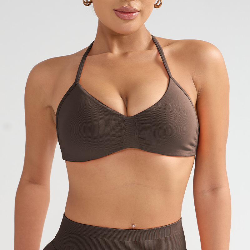 Mocha brown [halter neck short style]