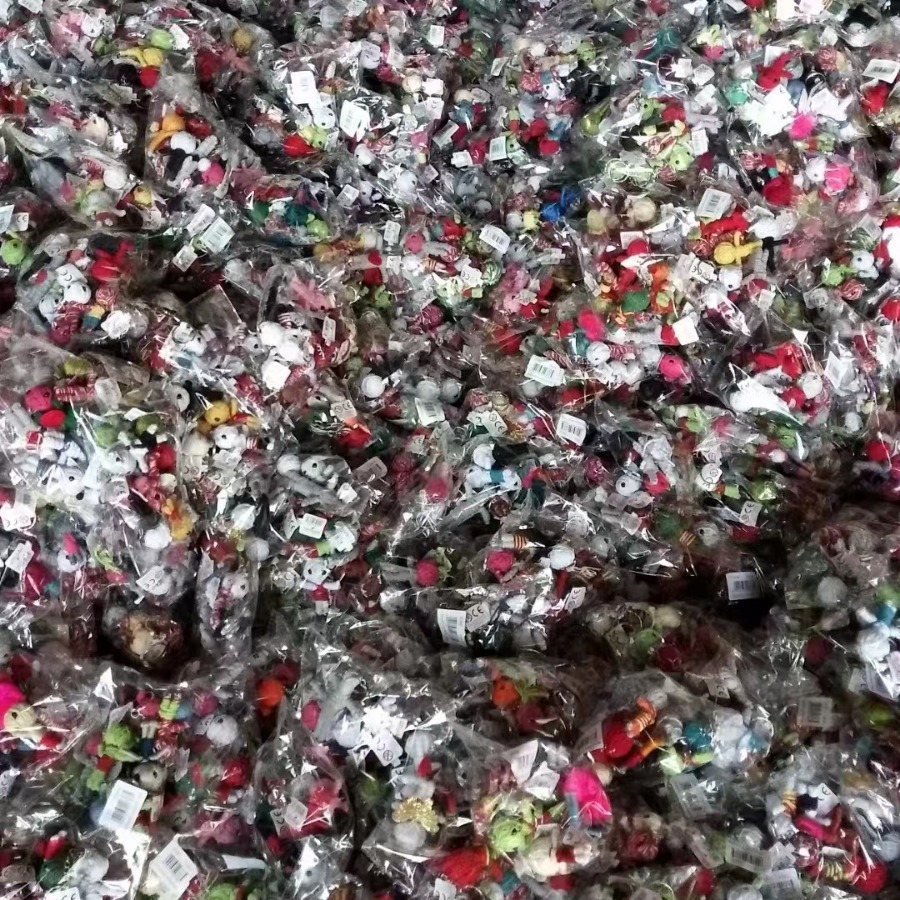 Lana hecha a mano malvada muñeca bruja muñeca decoración navideña ambiente regalo llavero Halloween