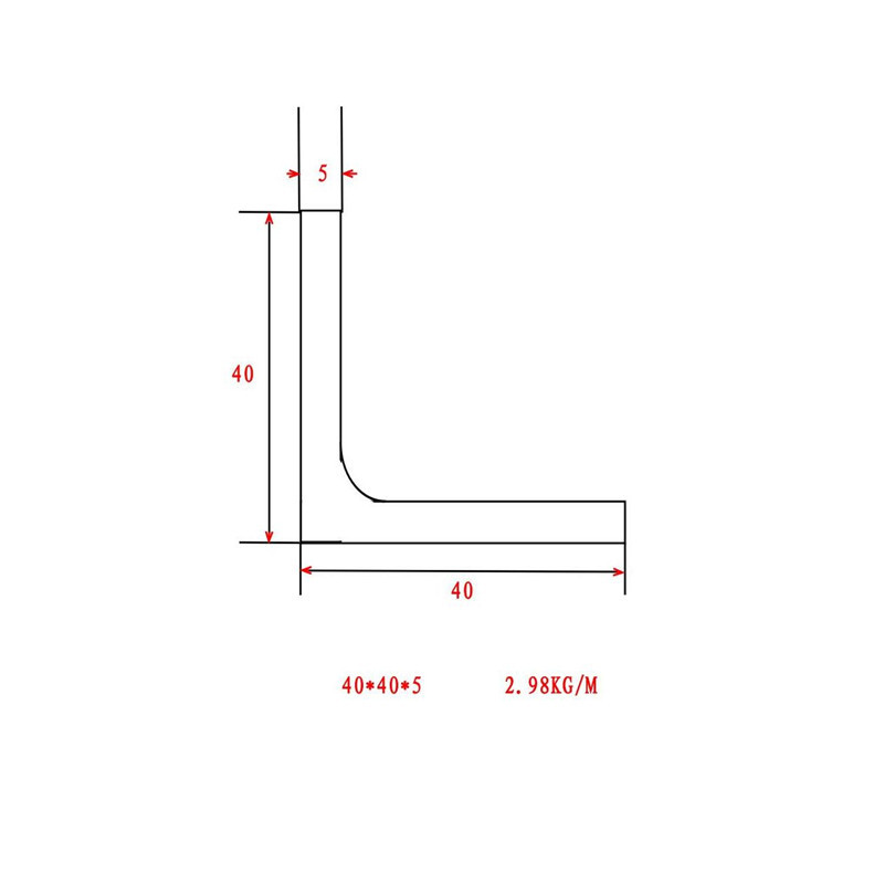欧标角钢规格40x40x5马钢生产批发价格欧标方管