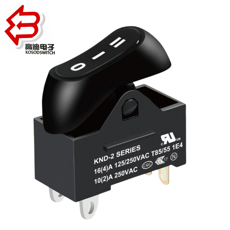 电风吹三档船型开关 电风吹3档翘板开关 大电流电风吹3档电源开关