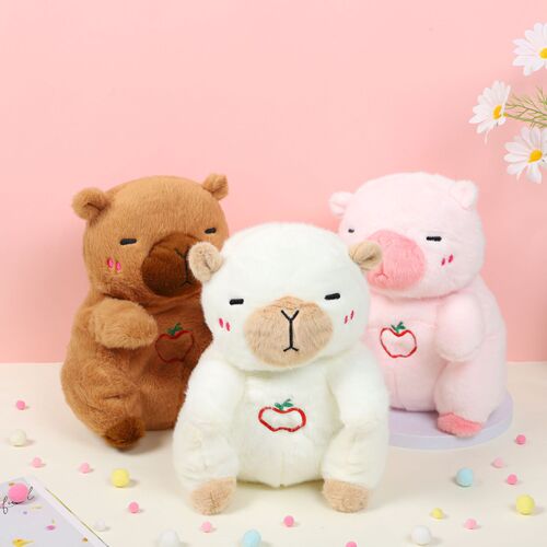 New Product Glowing Music Plush Toy Little Otter Koala Bear Doll Capibara Breathing Bear Figure