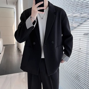 Korean Style Light Mature Style Suit Jacket for Men, Spring and Autumn Wear, High-End Men's Tops, Trendy Brand Handsome Casual Suits