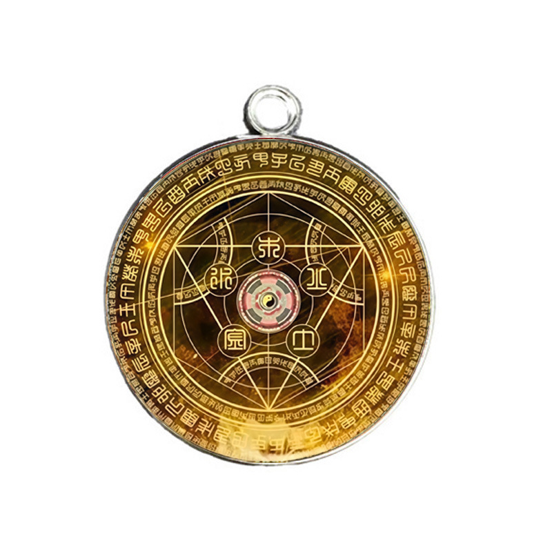 In-Stock Fast Delivery Single-Sided Base 3cm 2026 Model Time Gemstone Alloy Pendant Creative Hot-Selling Item