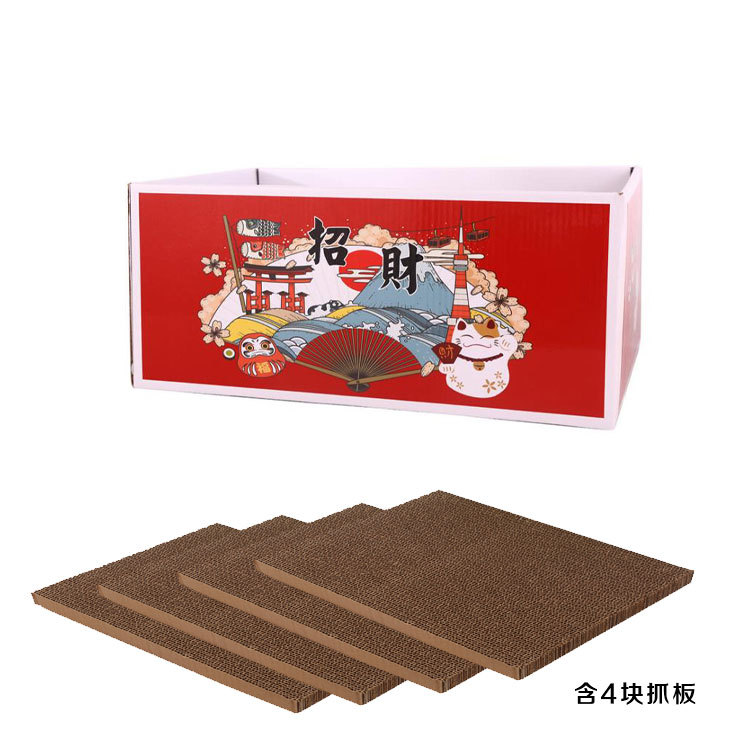 뉴 럭키캣(캣 스크래치 보드 4개 포함)
