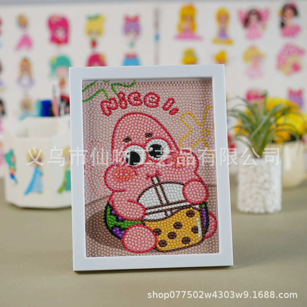 Набор для алмазной живописи Sanrio Kuromi, 17×22 см пластиковая рамка, набор для творчества DIY для детей