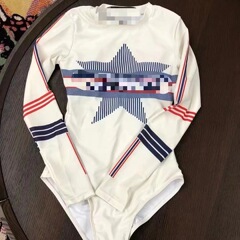 工場の対外貿易欧米のファッションブランドの現物の露背の連体の姉妹のタイプのワンピースの水着のビキニの水着