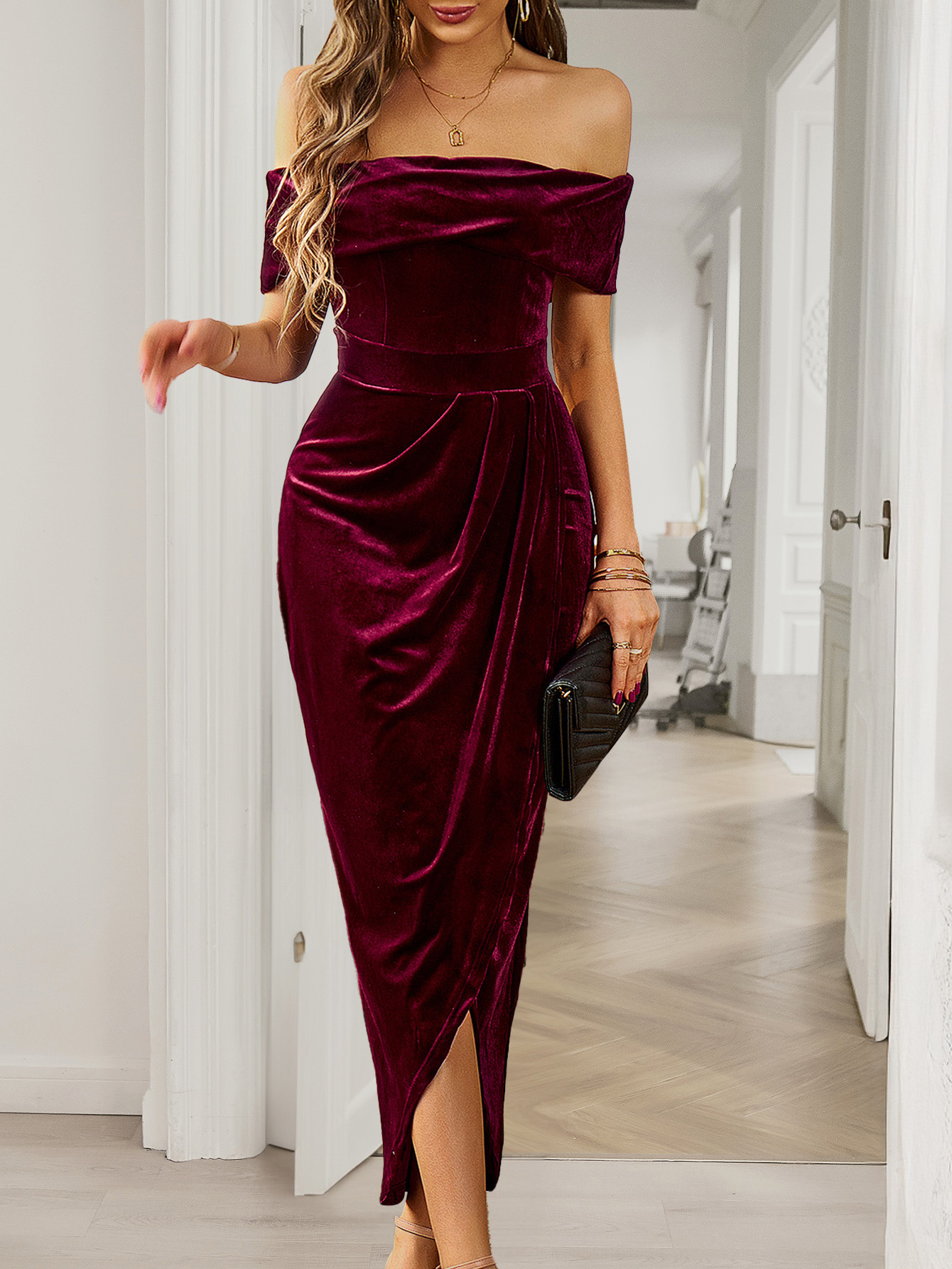 Women's Elegant Maxi Bodycon Dress