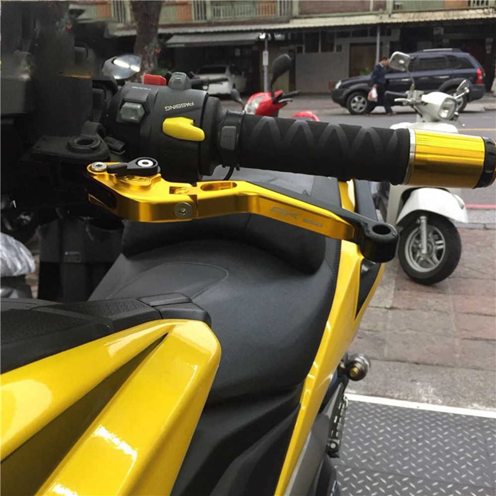Gwangyang Ak550 Motorcycle Adjustable Telescopic Brake Clutch Lever Handlebar Lever