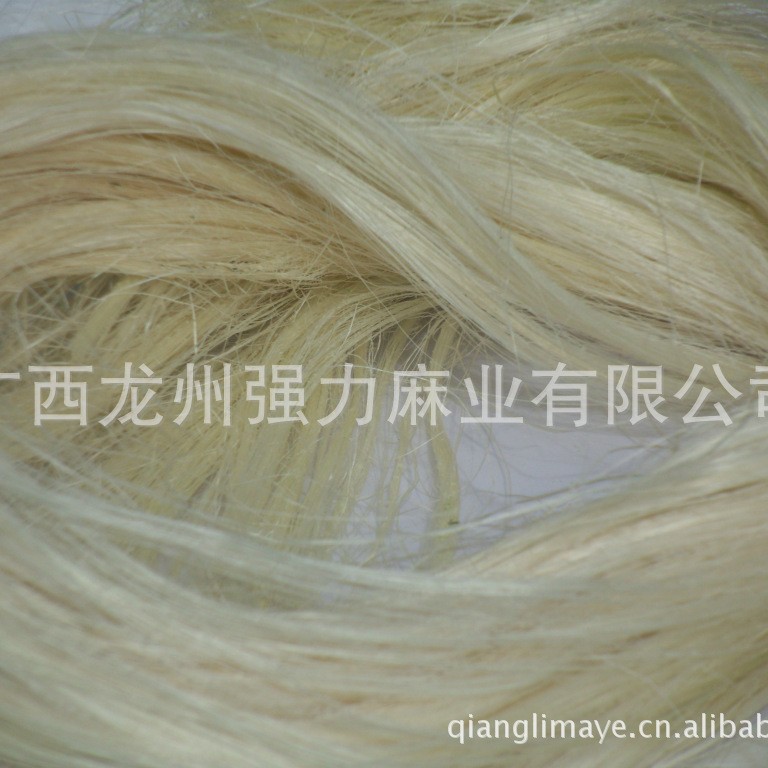 厂家供应剑麻麻条、剑麻纤维、麻丝、高档造纸纤维、墙纸纤维