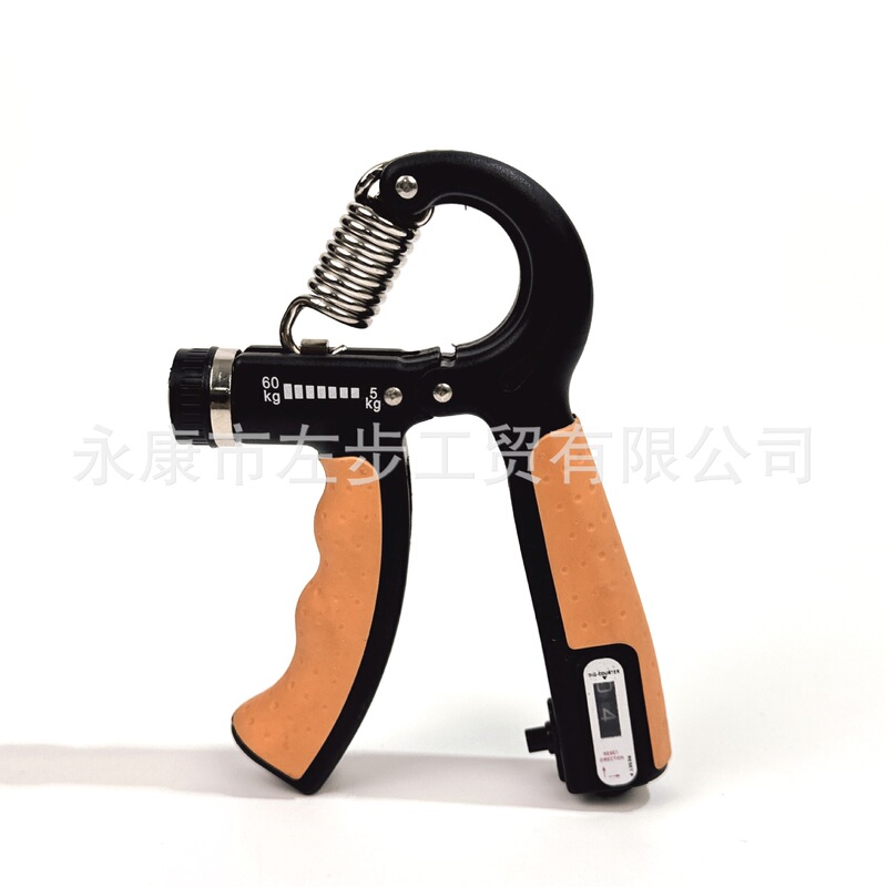 5-60KG計数調整可能握力器男女練習手力腕力指力器フィットネス器材TPEゴム|undefined