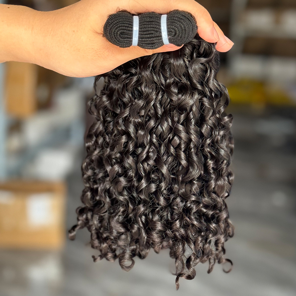 Unisex Hip-Hop Casual Street Real Hair Long Curly Hair Wigs display picture 2