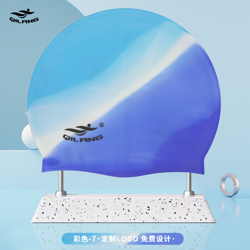 Gorro de Natación Universal de Silicona para Adulto 50g Elástico para Natación image 30
