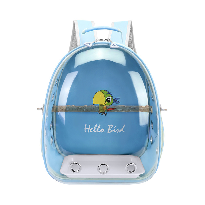 Mochila Transportadora para Loros de Tela Oxford Transparente Portátil para Exteriores image 9