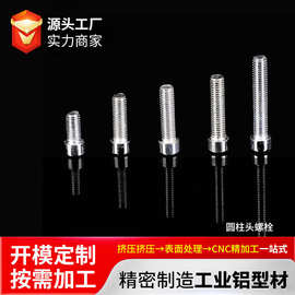 铝挤型材料连接件铝连接圆柱型螺丝标准紧固件螺丝不锈钢内六角螺