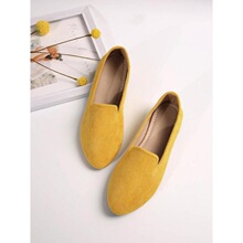 E 99083 Women's Casual Suede Flats Ůʿ�������浥Ь �羳����