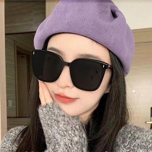 新款黑色网红同款高级感个性墨镜韩国时尚潮流百搭太阳镜防晒眼镜