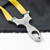 Removable slingshot stainless steel, accessory with flat rubber bands, new collection, wholesale
