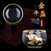 relief Taurus Jianzhan master Single cup Large ceramics manual personal Dedicated teacup single High-end Gift box packaging