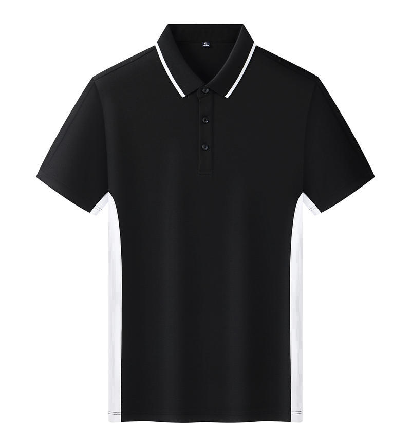 Camiseta POLO de solapa de alta gama transpirable casual de media manga nueva tendencia de verano para hombres de manga corta