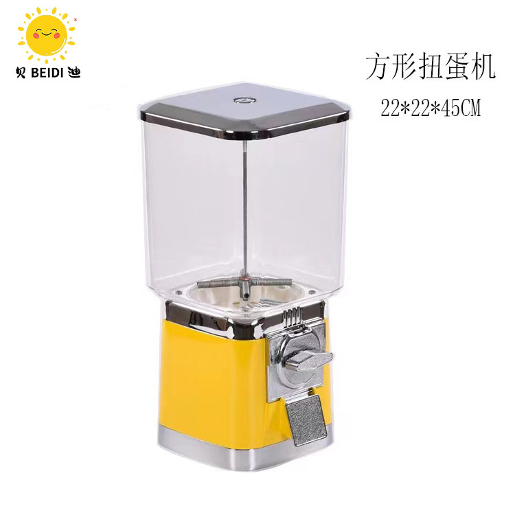 Máquina expendedora de autoservicio de huevo trenzado en espiral máquina de bolas elásticas juguete de huevo retorcido máquina que funciona con monedas un yuan máquina de entretenimiento de dos yuanes