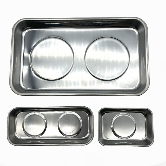 Magnetic bowl stainless steel magnetic storage bowl five-piece accessories storage tray magnetic tool bowl 3-inch 4-inch 6-inch tool tray