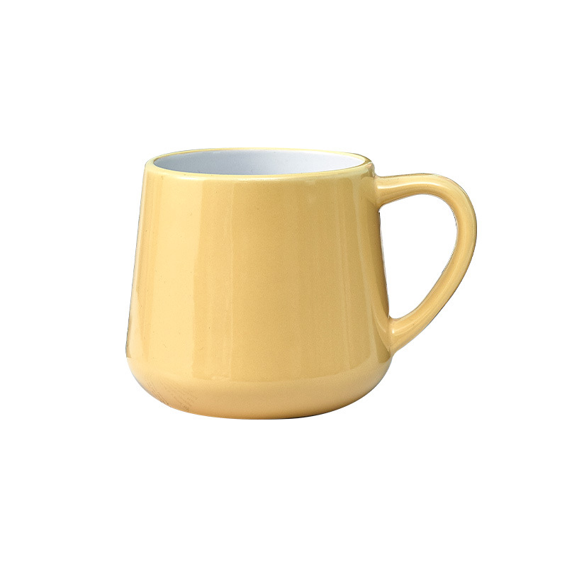 Taza de cerámica nórdico esmalte café leche té desayuno taza agua personalizada gran capacidad simple ins estilo