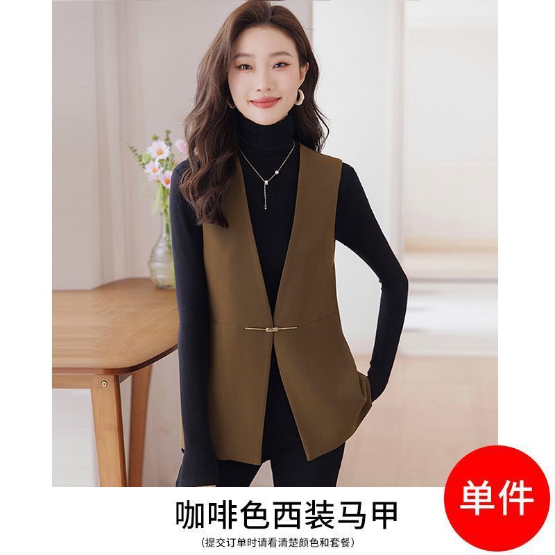 西装马甲2025春季新款女神范马夹背心外套感气质休闲外搭坎肩|undefined