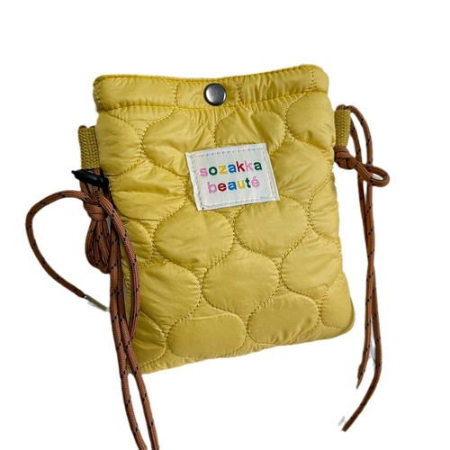 Original winter new down bag, Korean Dongdaemun crossbody bag for women, fur fabric fashionable casual checkered student commuting