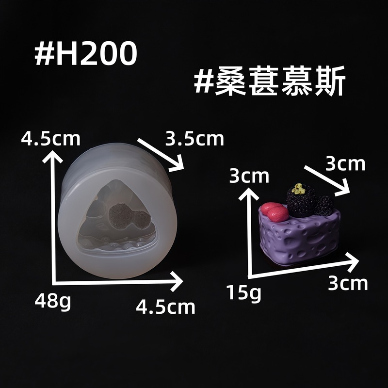 仿真食玩蛋糕diy翻糖滴胶石膏车载硅胶模具|undefined