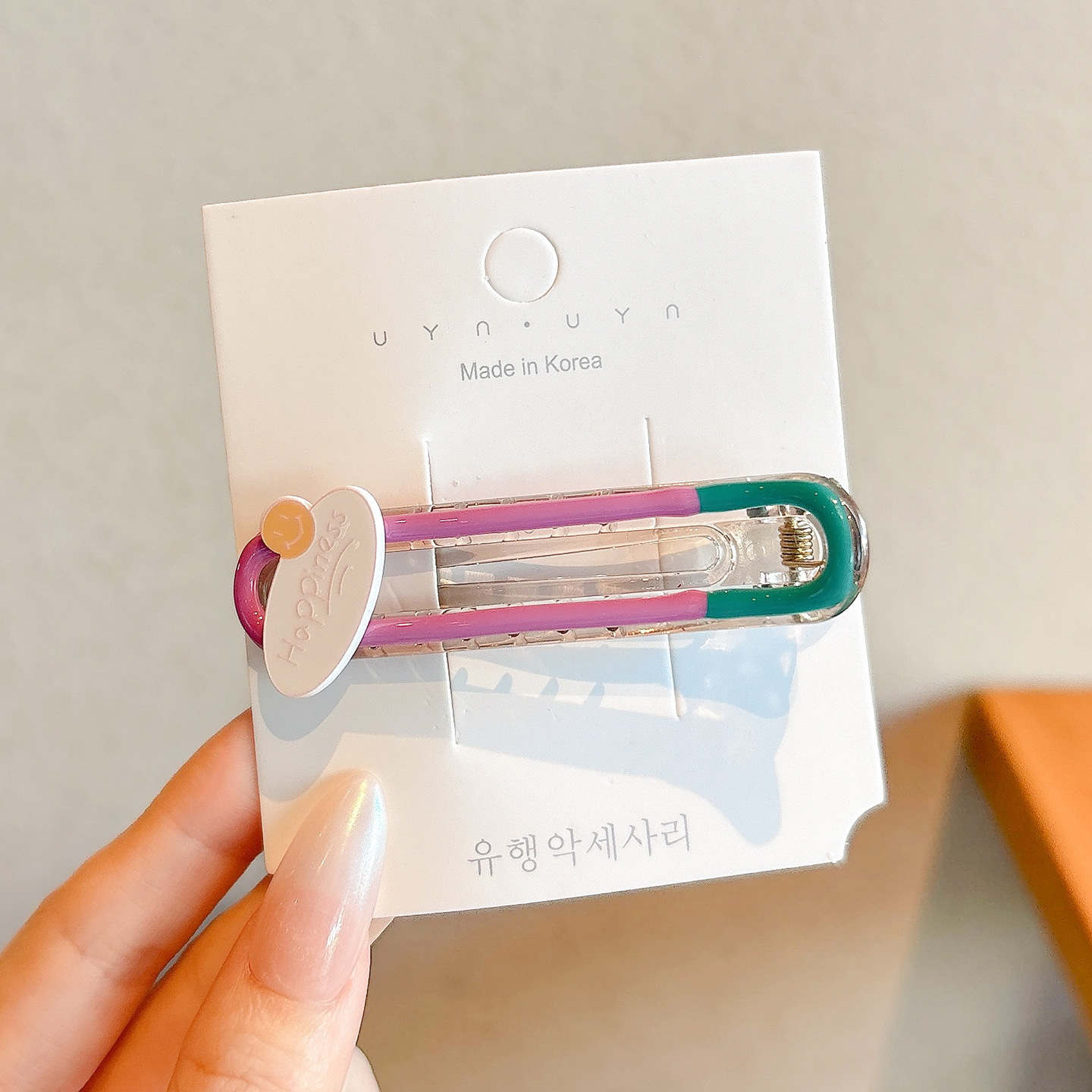 Clip de cabello de arco feminino frange clip lateral clip de boca de pato joyería de otoño 2025 nuevas joyerías al por mayor