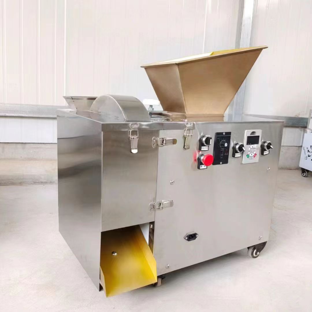 带撒面的电动面团分割机台式不锈钢揪剂子机 精准定量月饼分馅机