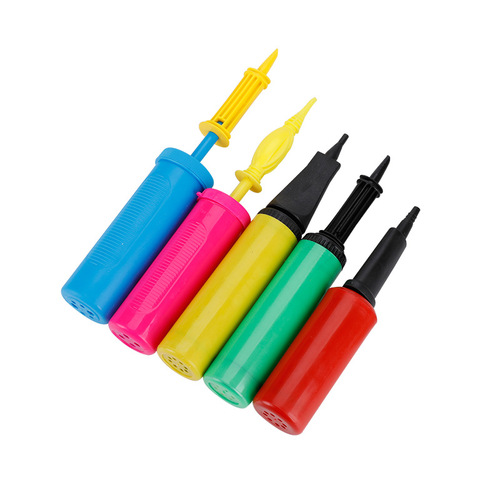 Inflator pump for balloon performer, push-pull plastic inflatable tube, portable mini magic balloon dual-direction inflator