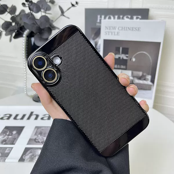 Electroplating heat dissipation shell (black)